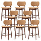 Modern Style Bar Stool Wooden Base Bar Stools for Dining Room