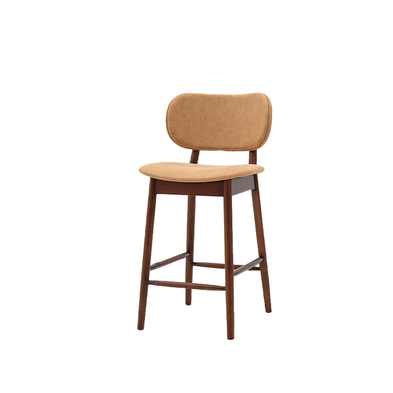 Modern Style Bar Stool Wooden Base Bar Stools for Dining Room