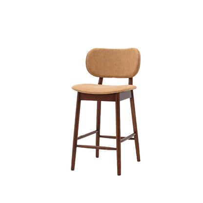 Modern Style Bar Stool Wooden Base Bar Stools for Dining Room