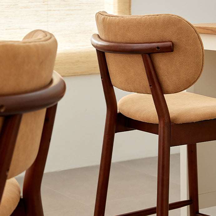 Modern Style Bar Stool Wooden Base Bar Stools for Dining Room