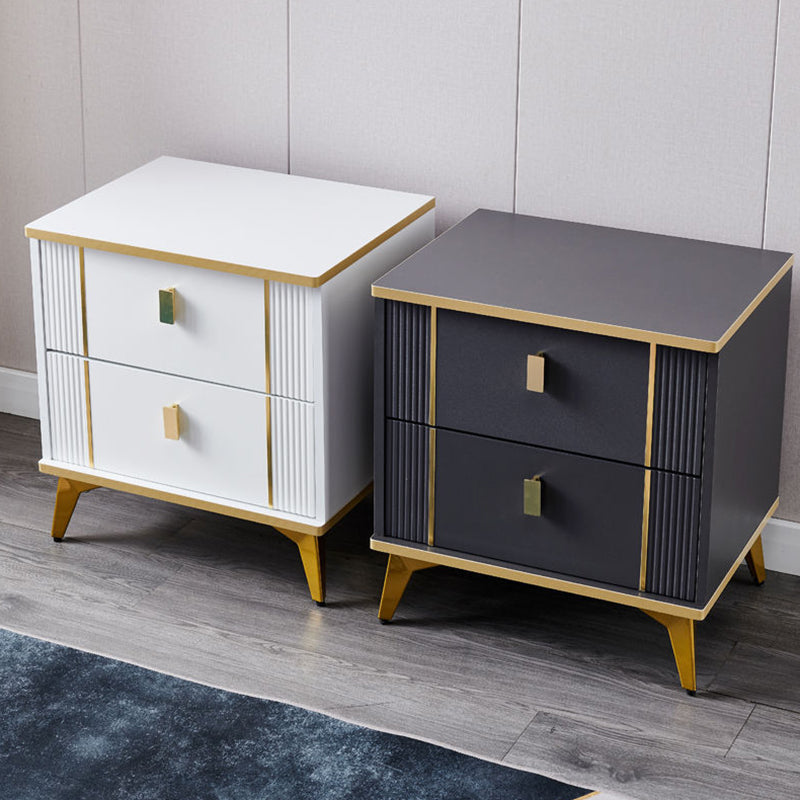 Table de chevet de table à accent contemporain