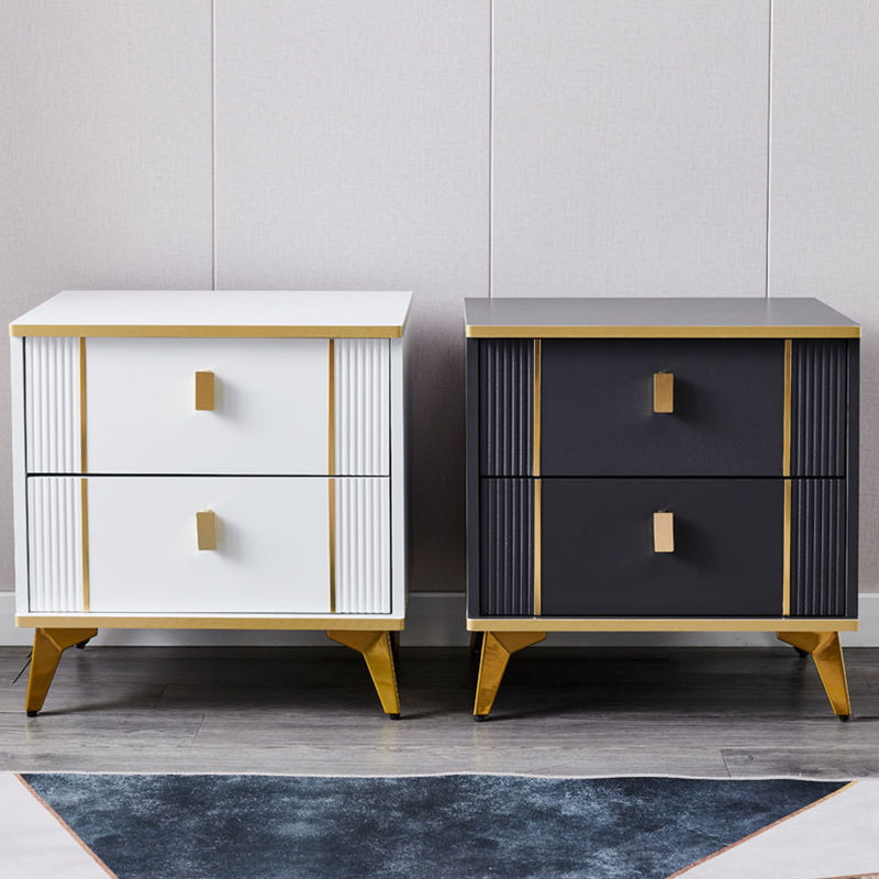 Table de chevet de table à accent contemporain