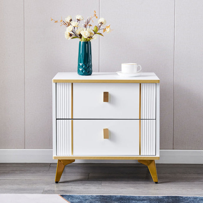 Table de chevet de table à accent contemporain