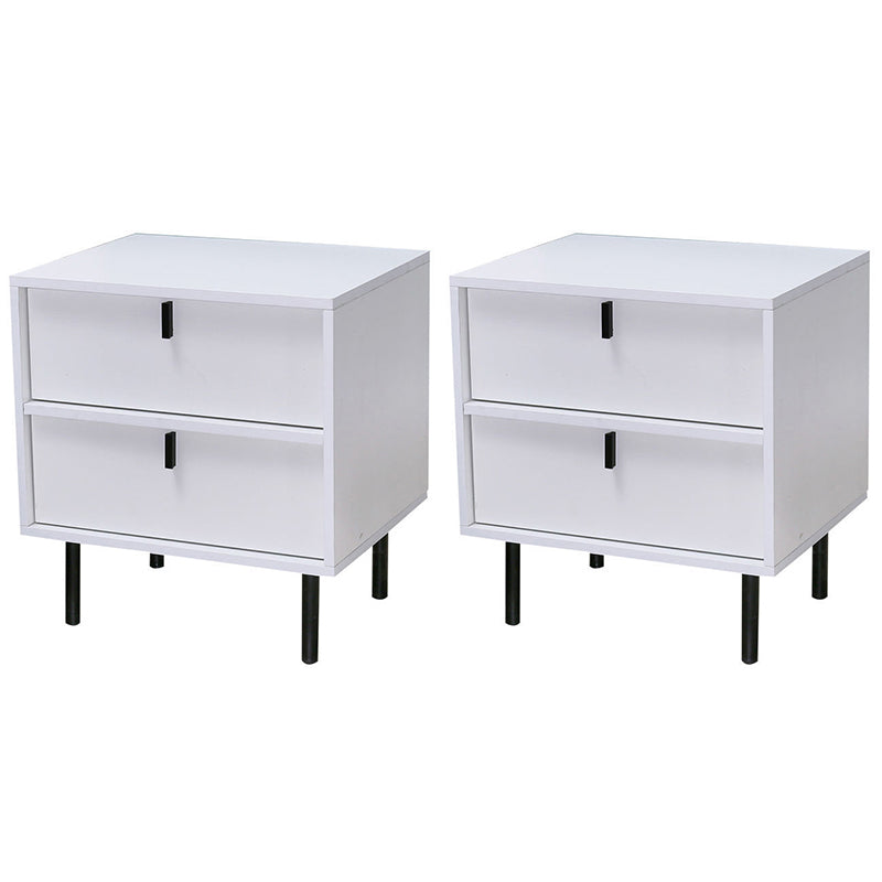 Table de chevet de table à accent contemporain