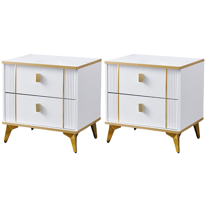 Table de chevet de table à accent contemporain