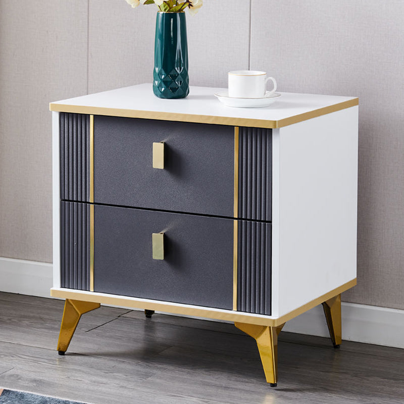 コンテンポラリーアクセントテーブルナイトスタンドアンティークフィニッシュベッドナイトスタンド足でナイトスタンド