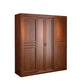 Rubber Wood Frame Wardrobe Freestanding Wardrobe Armoire with Shelves and Clothes Rail Armoire 71"L x 24"W x 83"H Clearhalo 'Armoires & Wardrobes' 'armoires_wardrobes' 'Bedroom Furniture' 'furn' 'furn_armoires_wardrobes' 'Furniture' 7371930