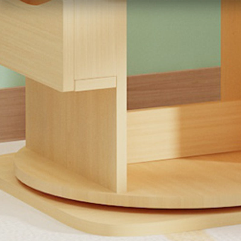 Bibliothèque en bois standard contemporain fermé étagère avec étagères