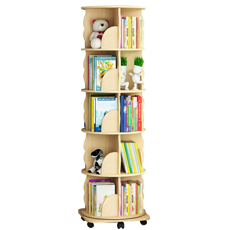 Bibliothèque en bois standard contemporain fermé étagère avec étagères