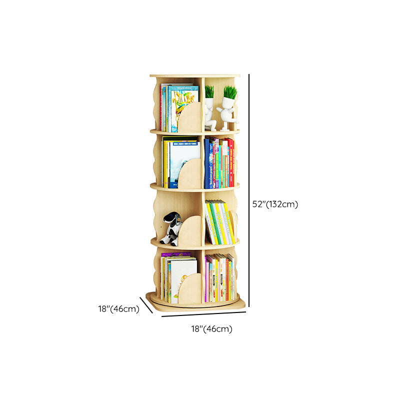 Bibliothèque en bois standard contemporain fermé étagère avec étagères