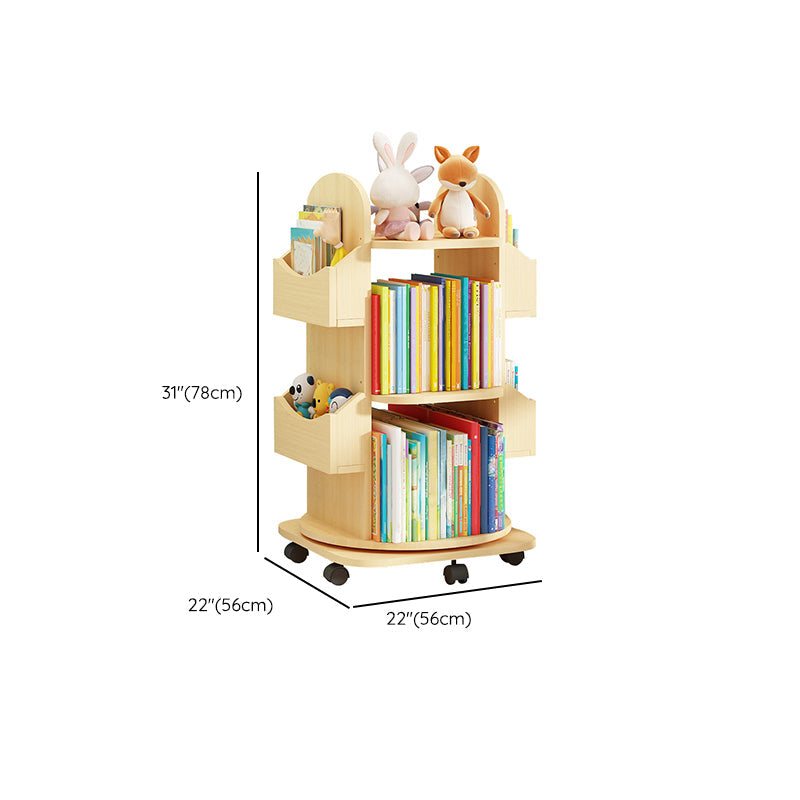 Bibliothèque en bois standard contemporain fermé étagère avec étagères