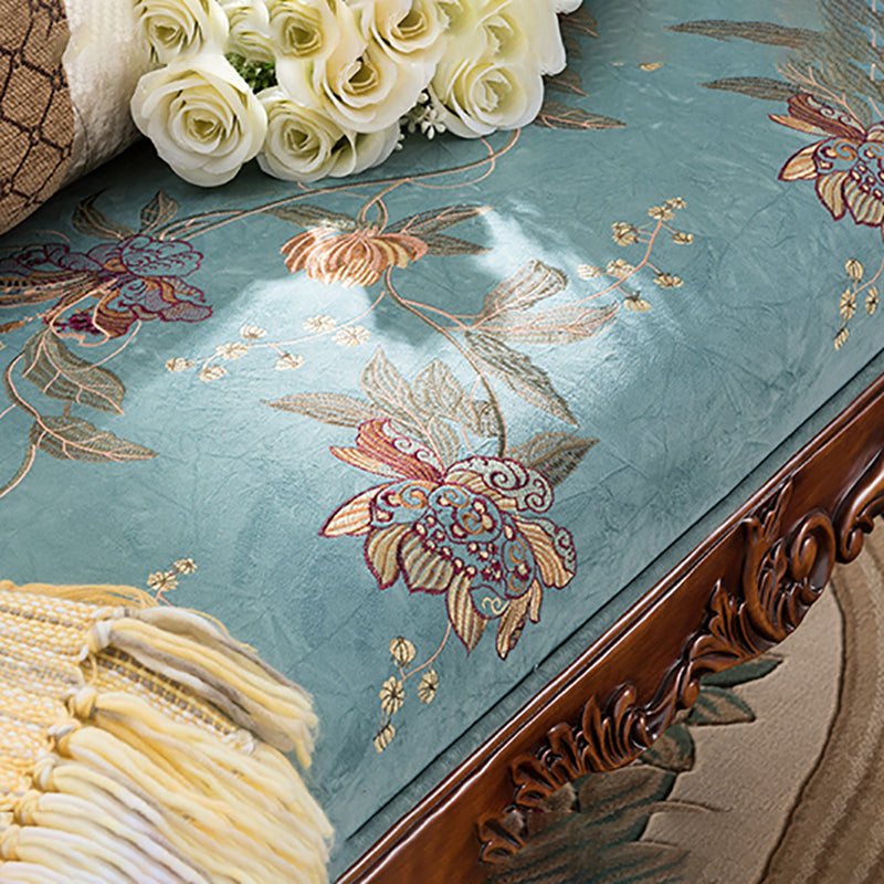 Traditional Cotton Blend Floor Chair with Rolled Arms Oversized Chaise Lounge Clearhalo 'Chairs & Seating' 'Chaise Lounge' 'chaise_lounge' 'furn' 'furn_chaise_lounge' 'Furniture' 'Living Room Furniture' 7372251