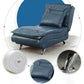Contemporary Armless Accent Chair Faux Leather Reclining Chaise Clearhalo 'Chairs & Seating' 'Chaise Lounge' 'chaise_lounge' 'furn' 'furn_chaise_lounge' 'Furniture' 'Living Room Furniture' 7372264