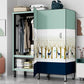 Modern Style Freestanding Wardrobe Armoire Metal Wardrobe with Clothes Rail