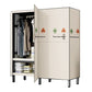 Modern Style Freestanding Wardrobe Armoire Metal Wardrobe with Clothes Rail