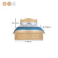 Eigentijdse vaste kleur standaard bed houtopslag camelback bed frame