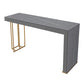 Glam Rectangle Stone Counter Table 1/3 Pieces Bar Table Set for Kitchen Table Gold Clearhalo 'Bar Furniture' 'furn' 'furn_home_bar_bar_sets' 'Furniture' 'Home Bars & Bar Sets' 'home_bar_bar_sets' 'Kitchen & Dining Furniture' 7372533