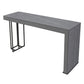 Glam Rectangle Stone Counter Table 1/3 Pieces Bar Table Set for Kitchen Table Black Clearhalo 'Bar Furniture' 'furn' 'furn_home_bar_bar_sets' 'Furniture' 'Home Bars & Bar Sets' 'home_bar_bar_sets' 'Kitchen & Dining Furniture' 7372539
