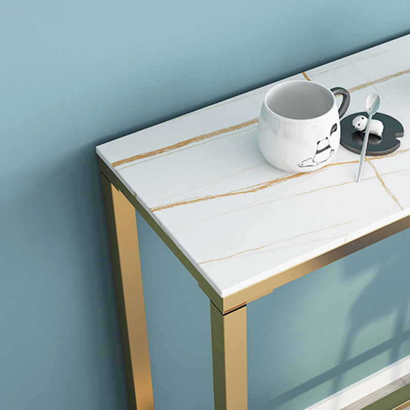 Glam Bar Pub Table Set 1/3 Pezzi Tavolo da Bar Rettangolare e Sgabelli Imbottiti con Struttura in Metallo