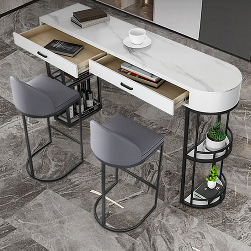 Set tavolo da bar Glam Stone da 1/3 pezzi per soggiorno