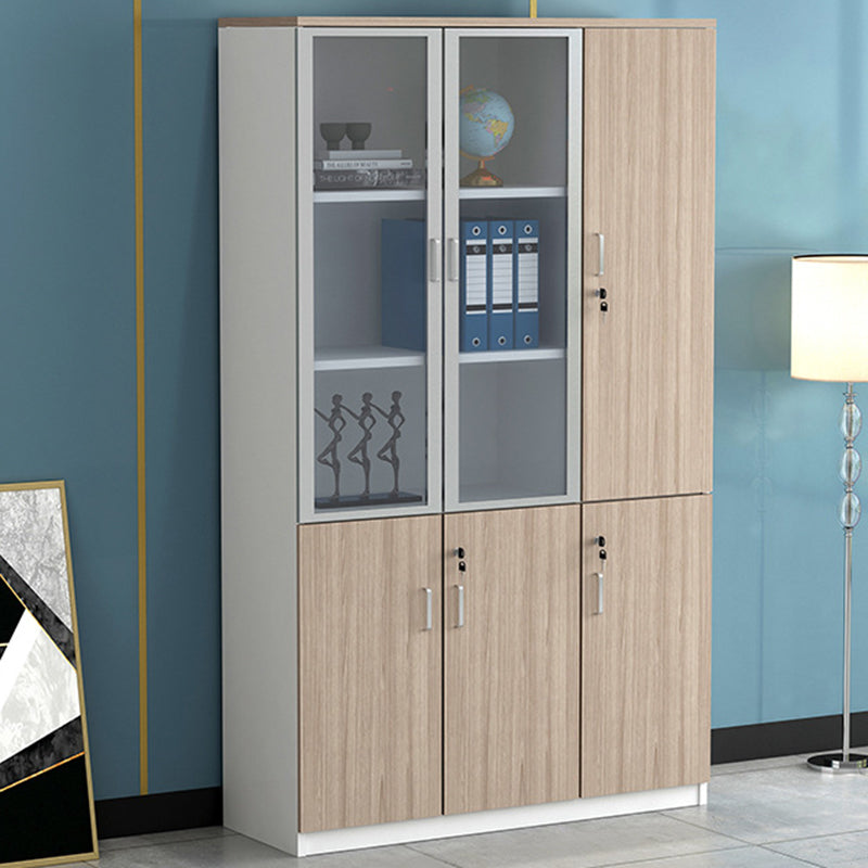 Modern Style Lateral Filing Cabinet Wood Filing Cabinet with Lock and Storage Clearhalo 'Filing Cabinets' 'filling_cabinets' 'furn' 'furn_filling_cabinets' 'Furniture' 'Office Furniture' 7372729
