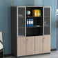 Modern Style Lateral Filing Cabinet Wood Filing Cabinet with Lock and Storage Black-Brown 4 Clearhalo 'Filing Cabinets' 'filling_cabinets' 'furn' 'furn_filling_cabinets' 'Furniture' 'Office Furniture' 7372735
