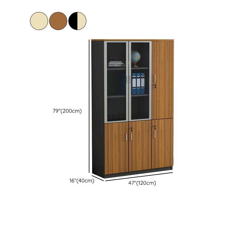 Modern Style Lateral Filing Cabinet Wood Filing Cabinet with Lock and Storage Clearhalo 'Filing Cabinets' 'filling_cabinets' 'furn' 'furn_filling_cabinets' 'Furniture' 'Office Furniture' 7372743