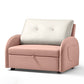 No Distressing Folding Sleeper Sofa Faux Leather Scandinavian Convertible Sofas
