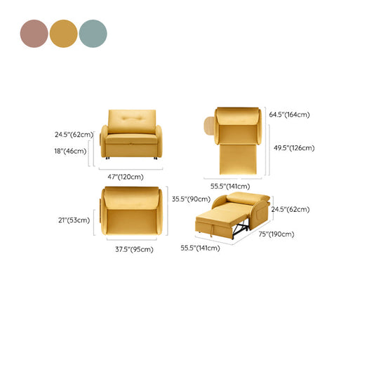 Nessun divano pieghevole pieghevole in pelle finta divani convertibili scandinavi