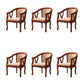 Traditional Style Dining Chair Upholstered Solid Wood Base Arm Chair for Home 6 Piece Set Clearhalo 'Dining Chairs' 'Dining Tables & Seating' 'dining_chair' 'furn' 'furn_dining_chair' 'Furniture' 'Kitchen & Dining Furniture' 7373195