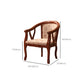 Traditional Style Dining Chair Upholstered Solid Wood Base Arm Chair for Home Clearhalo 'Dining Chairs' 'Dining Tables & Seating' 'dining_chair' 'furn' 'furn_dining_chair' 'Furniture' 'Kitchen & Dining Furniture' 7373205