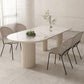 Sintered Stone Top Table White Dining Table for Kitchen Dining Room Clearhalo 'Dining Tables & Seating' 'Dining Tables' 'dining_table' 'furn' 'furn_dining_table' 'Furniture' 'Kitchen & Dining Furniture' 7373558