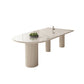 Sintered Stone Top Table White Dining Table for Kitchen Dining Room Clearhalo 'Dining Tables & Seating' 'Dining Tables' 'dining_table' 'furn' 'furn_dining_table' 'Furniture' 'Kitchen & Dining Furniture' 7373559