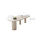 Sintered Stone Top Table White Dining Table for Kitchen Dining Room Clearhalo 'Dining Tables & Seating' 'Dining Tables' 'dining_table' 'furn' 'furn_dining_table' 'Furniture' 'Kitchen & Dining Furniture' 7373569