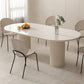 Sintered Stone Table White Dining Table for Kitchen Dining Room