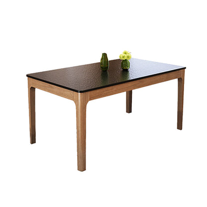 Zwart en bruine eetkamer diner keukentafel moderne eettafel