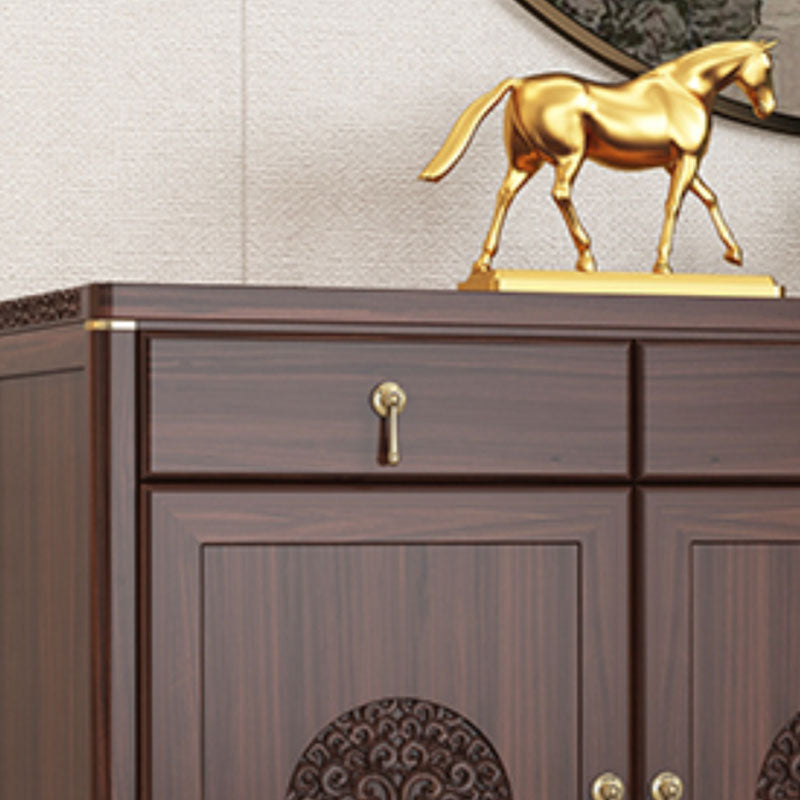 Modern Buffet Table Solid Wood Buffet Stand with Doors for Dining Room Clearhalo 'buffet_sideboard' 'Buffets & Sideboards' 'furn' 'furn_buffet_sideboard' 'Furniture' 'Kitchen & Dining Furniture' 7373771