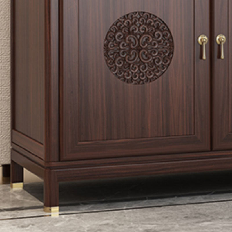 Modern Buffet Table Solid Wood Buffet Stand with Doors for Dining Room Clearhalo 'buffet_sideboard' 'Buffets & Sideboards' 'furn' 'furn_buffet_sideboard' 'Furniture' 'Kitchen & Dining Furniture' 7373772