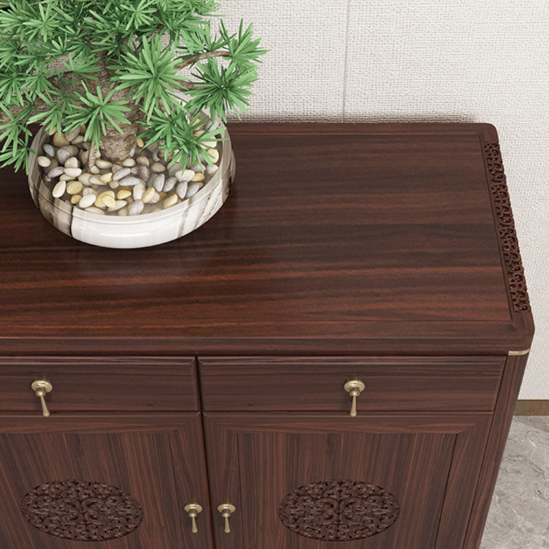 Modern Buffet Table Solid Wood Buffet Stand with Doors for Dining Room Clearhalo 'buffet_sideboard' 'Buffets & Sideboards' 'furn' 'furn_buffet_sideboard' 'Furniture' 'Kitchen & Dining Furniture' 7373773