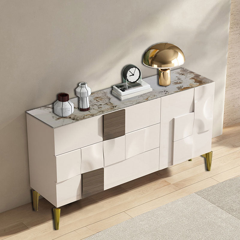 Glam Sideboard Gabinetto del salotto tavolo da soggiorno con cassetti e conservazione