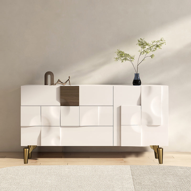 Glam Sideboard Gabinetto del salotto tavolo da soggiorno con cassetti e conservazione