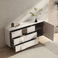 Glam Sideboard Gabinetto del salotto tavolo da soggiorno con cassetti e conservazione