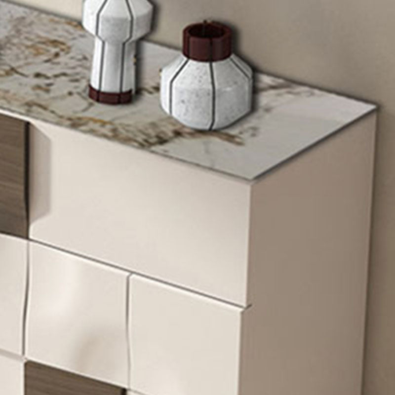 Glam Sideboard Gabinetto del salotto tavolo da soggiorno con cassetti e conservazione