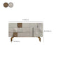 Glam Sideboard Gabinetto del salotto tavolo da soggiorno con cassetti e conservazione