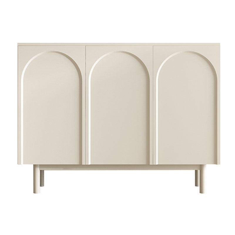 Moderno tavolo da tavolo a buffet in legno con porte per sala da pranzo