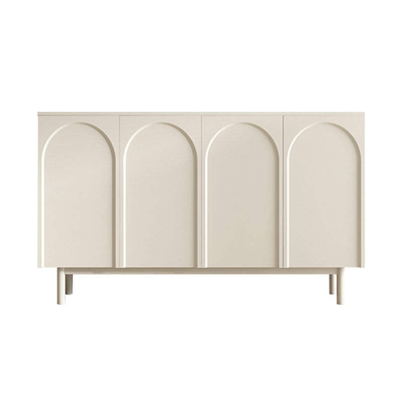 Moderno tavolo da tavolo a buffet in legno con porte per sala da pranzo