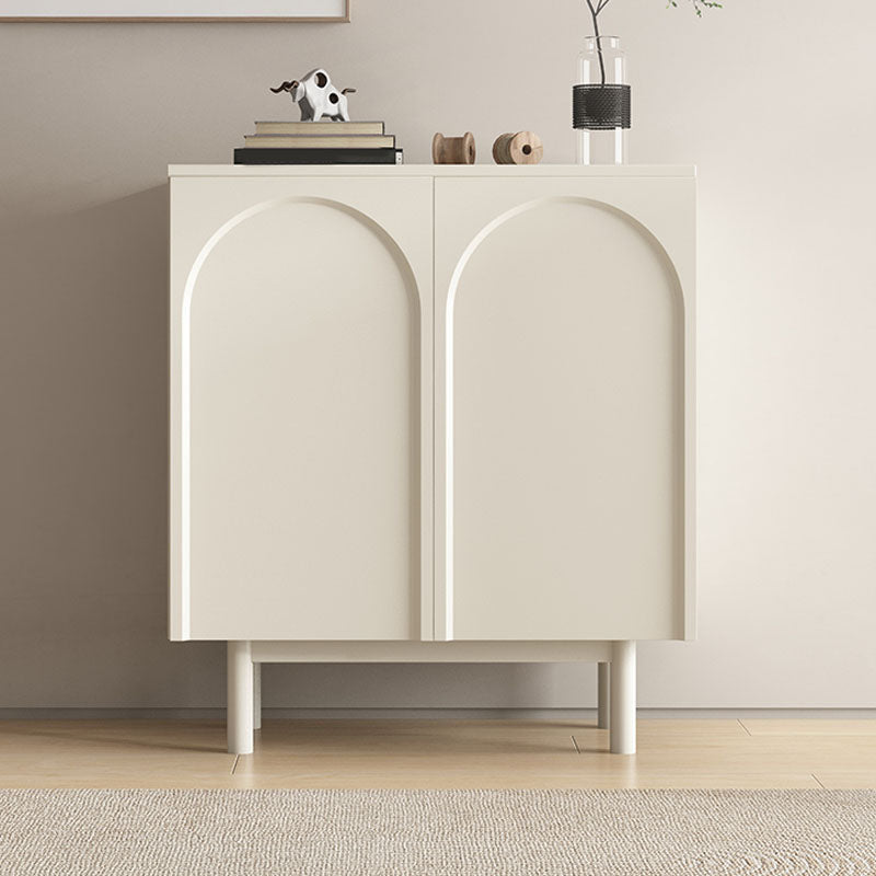 Moderno tavolo da tavolo a buffet in legno con porte per sala da pranzo