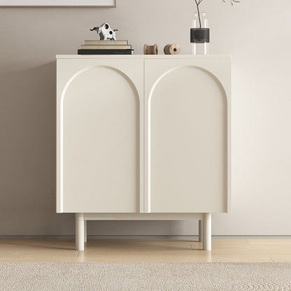 Moderno tavolo da tavolo a buffet in legno con porte per sala da pranzo