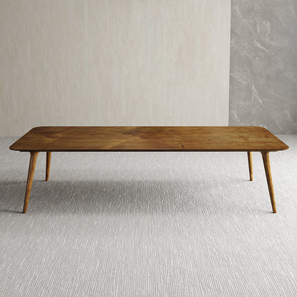 Modern Solid Wood Writing Desk Parsons Base 29.53" Tall Office Desk 177.2"L x 47.2"W x 29.5"H Clearhalo 'furn' 'furn_office_desk' 'Furniture' 'Office Desks' 'Office Furniture' 'office_desk' 7373915