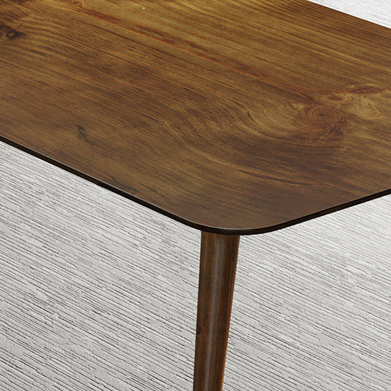 Modern Solid Wood Writing Desk Parsons Base 29.53" Tall Office Desk Clearhalo 'furn' 'furn_office_desk' 'Furniture' 'Office Desks' 'Office Furniture' 'office_desk' 7373918